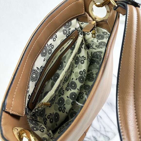 Light Brown Handbag Purse Satchel Bag from My Sweet Auntie *Excellent Condition - Picture 4 of 8